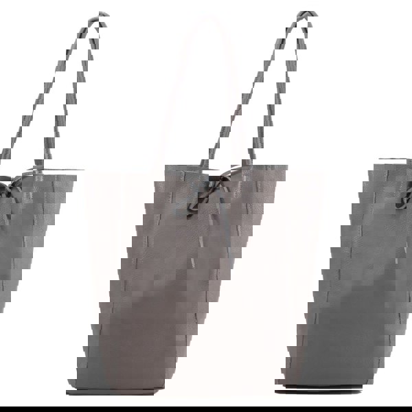 Kitise Soft Slouch Genuine Italian Leather Large Shopper Tie Closure Style Tote Handbag