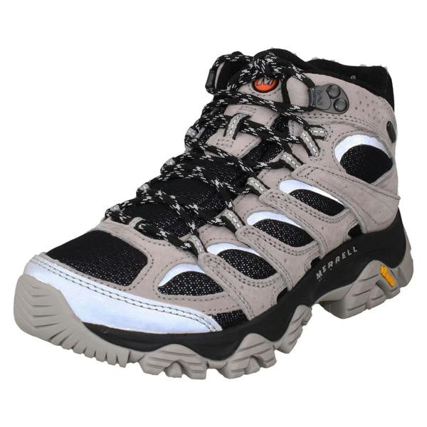 Merrell Ladies Merrell Waterproof With A Vibram Sole Walking Boots Moab 3 Reflectv Mid Wp