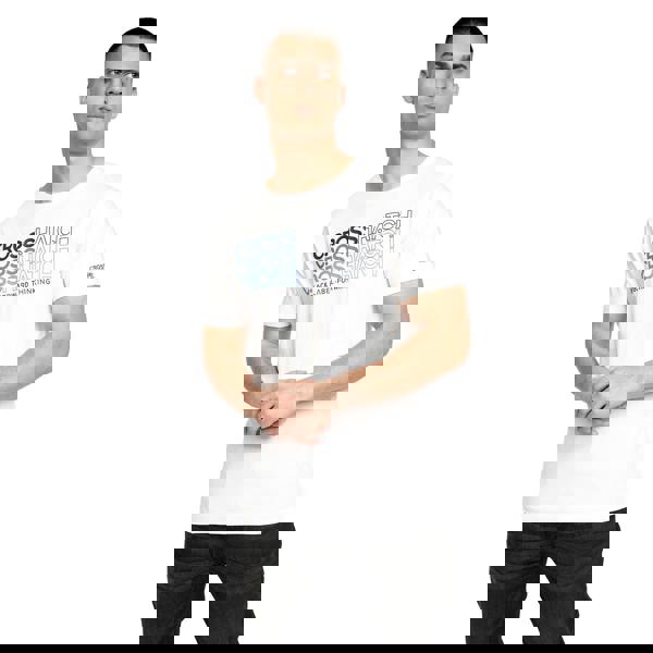 Crosshatch Mens Arnio T-Shirt (Pack of 2) - Black/White - 