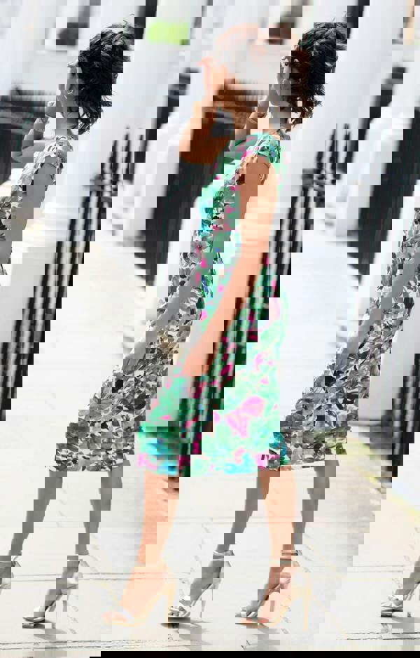 Alie Street London Pippa Shift Dress Petite - Paradise Green