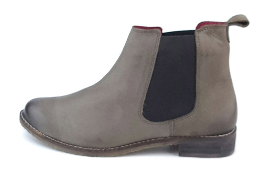 Frank James Aintree Ladies Leather Nubuck Chelsea Pull On Boots
