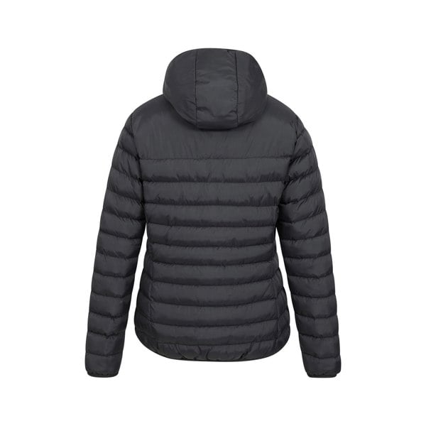 Mountain Warehouse Womens/Ladies Faux Fur Lined Padded Jacket - Black