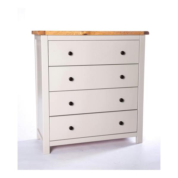 Argenta 4 Drawer Chest of Drawers Brass Knob