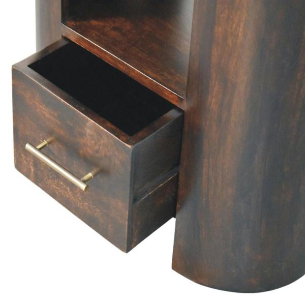 Artisan Furniture Solid Wood Valencia Bedside Table, 1 Drawer , 1 Shelf