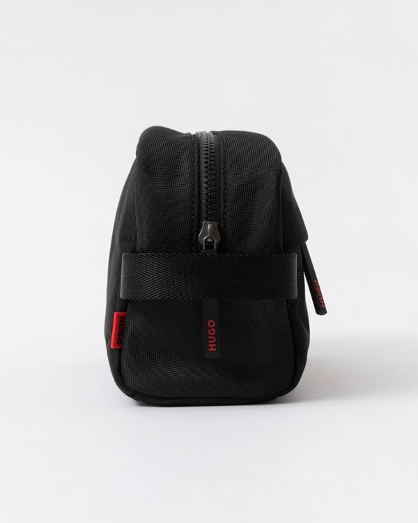 HUGO Ethon 3.0 Mens Washbag - Black 001 - CHO - Designer Mens Bags