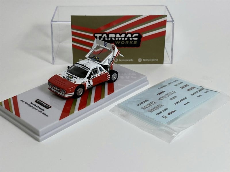 Tarmac Lancia 037 Rally Van Haspengouw 1985 Winner 1:64 Scale Tarmac Works T64PTL00285RVH03