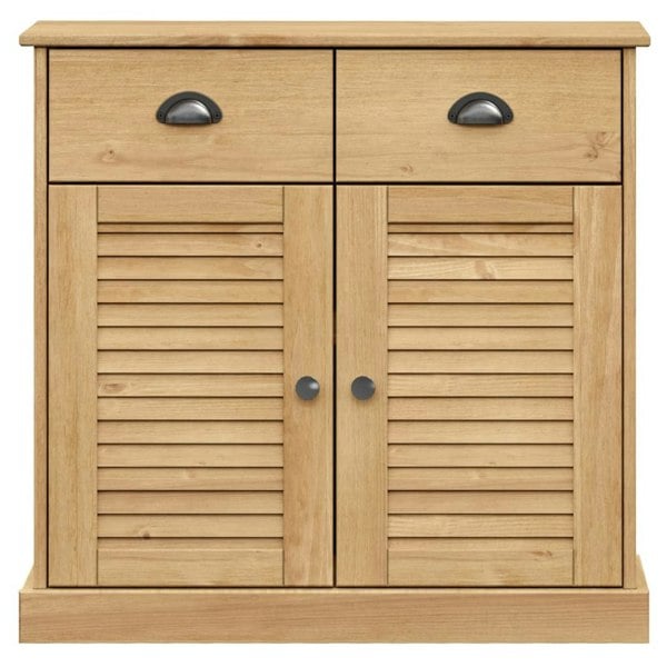 Berkfield Highboard VIGO 78x40x175 cm Solid Wood Pine