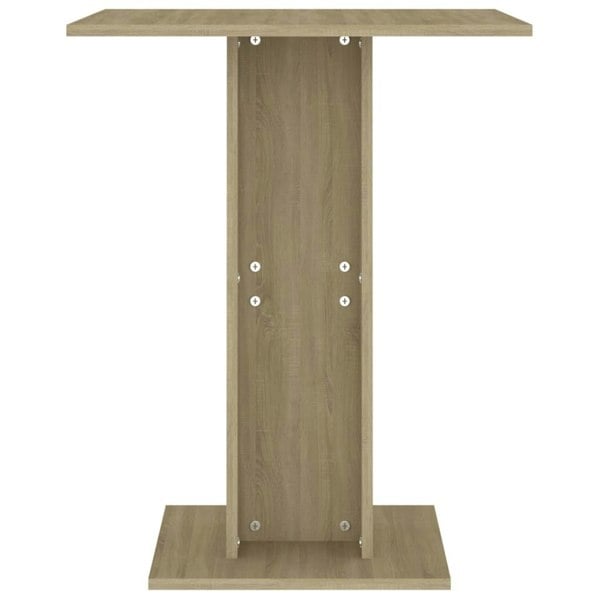 Berkfield Bistro Table Sonoma Oak 60x60x75 cm Engineered Wood