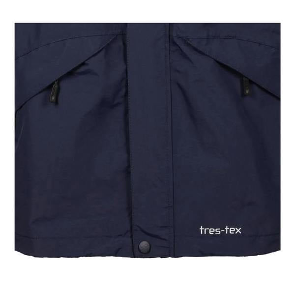 Trespass Mens Corvo Hooded Full Zip Waterproof Jacket/Coat - Navy - 