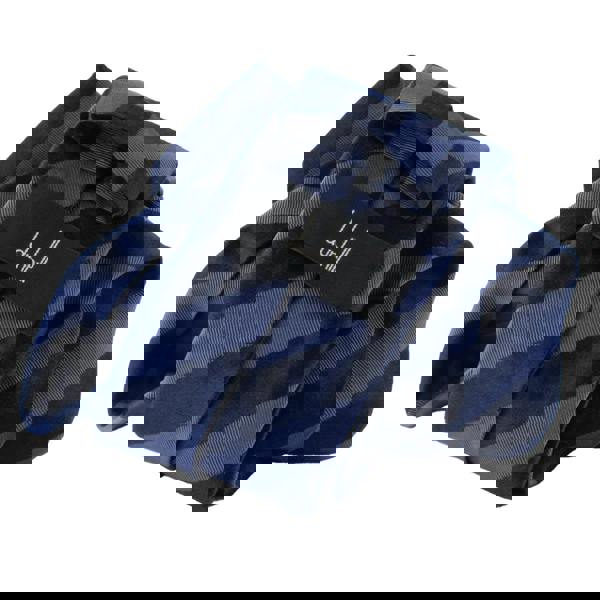 Dunhill luxurious satin and grosgrain stripe silk tie