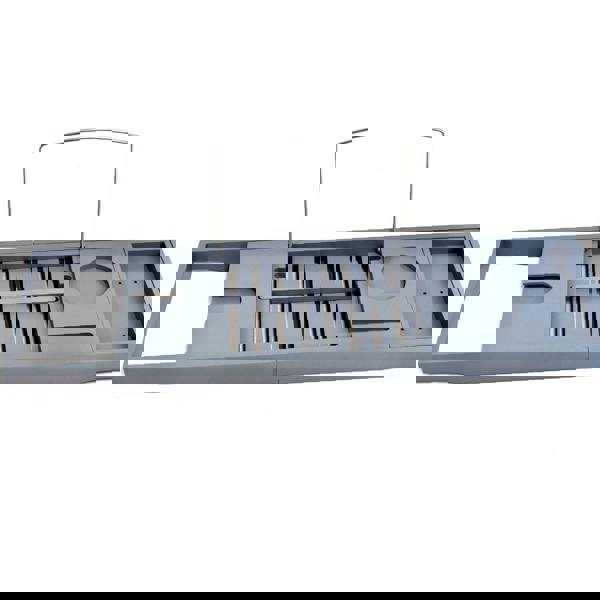 MANTRARAJ Bamboo Extendable Bath Tub Caddy Tray Bathtub Organizer Shelf Wine Tablet Holder