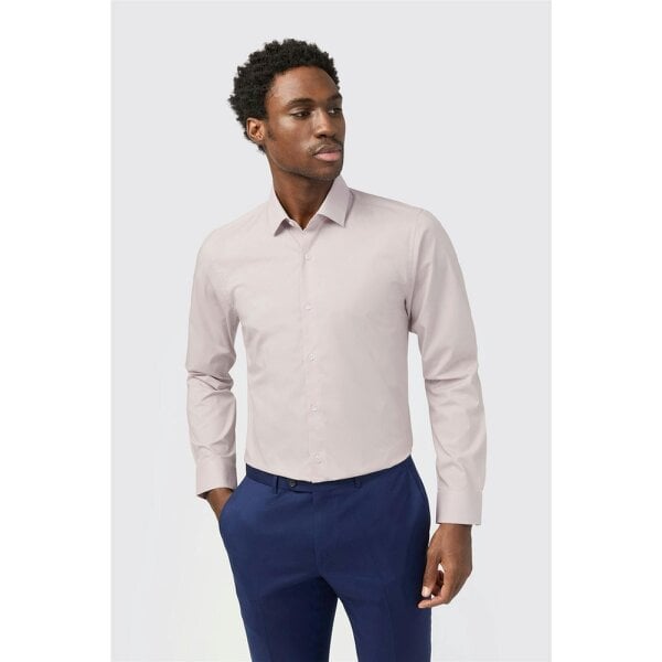 Limehaus Slim Fit Lavender Stretch Shirt