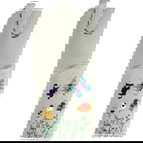 Mala Leather Sophia Leather Glasses Case with Butterflies & Flowers