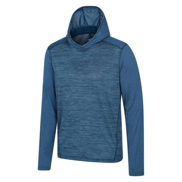 Mountain Warehouse Mens Ignite Active Hoodie - Blue - 