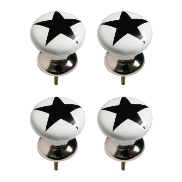 Set of 4 Star Drawer Knobs