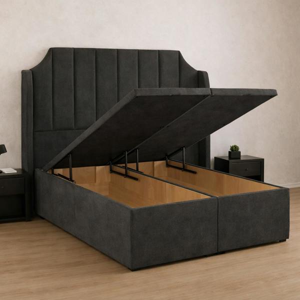 Great British Beds Art Deco Winged Divan Ottoman Bed
