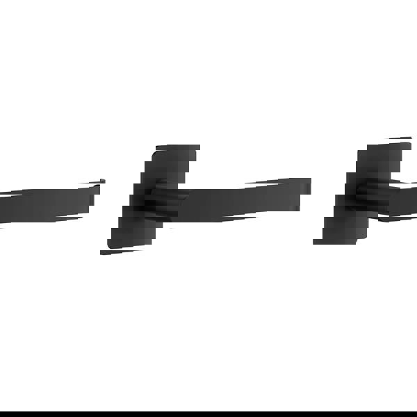 Black stainless steel toilet roll holder