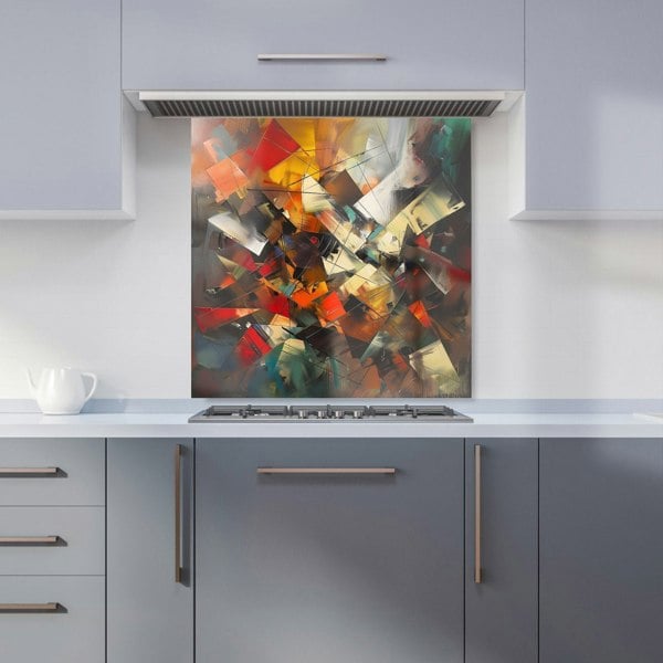 Warren Reed - Designer Dynamic Chaos: Energy Unleashed Kitchen Splashback