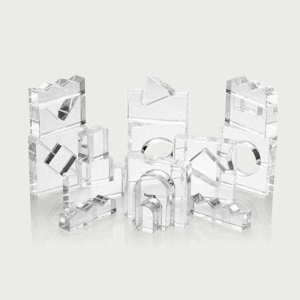 tickit Clear Crystal Block Set