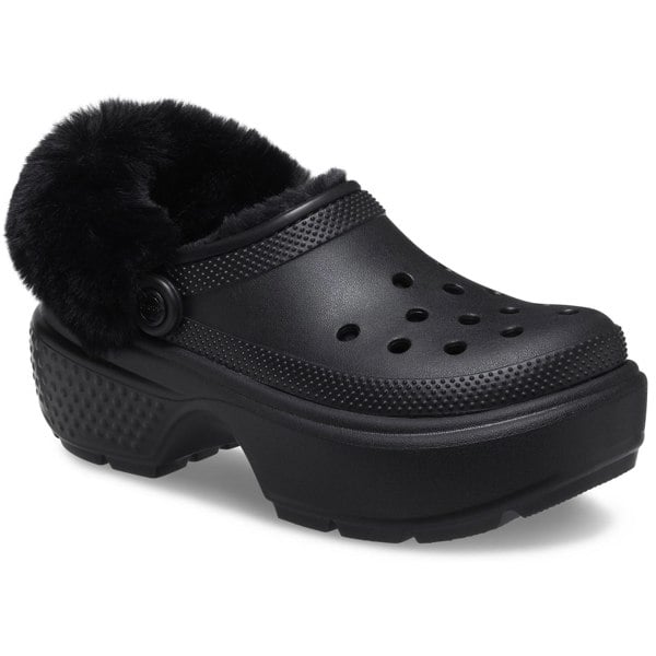 Crocs Stomp Lined Clog Womens - Black
