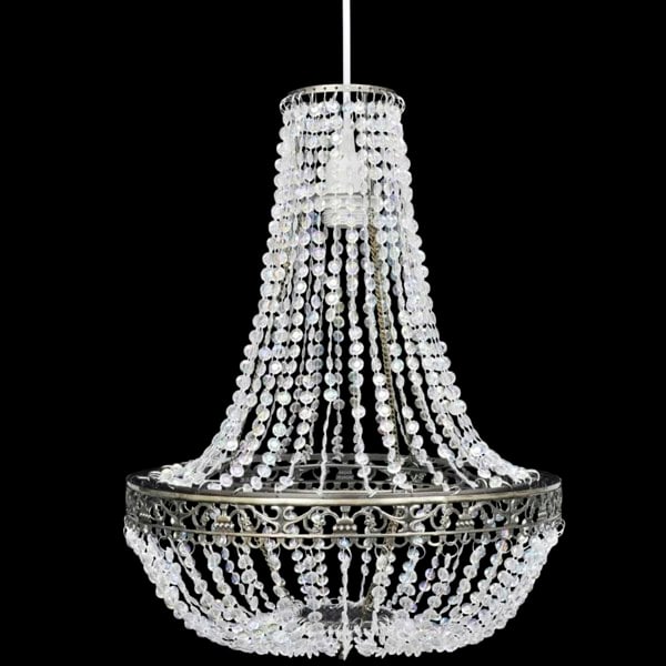 Berkfield Crystal Pendant Chandelier 36,5 x 46 cm