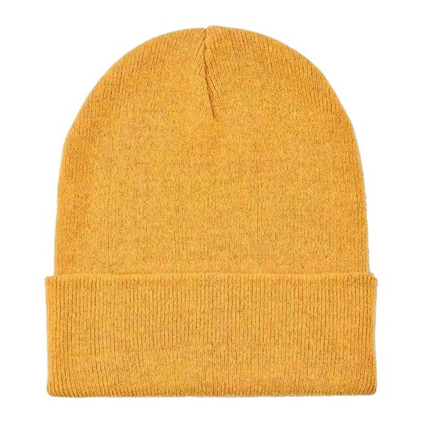 MidOcean Unisex Adult Knitted Cuffed Beanie - Yellow - 