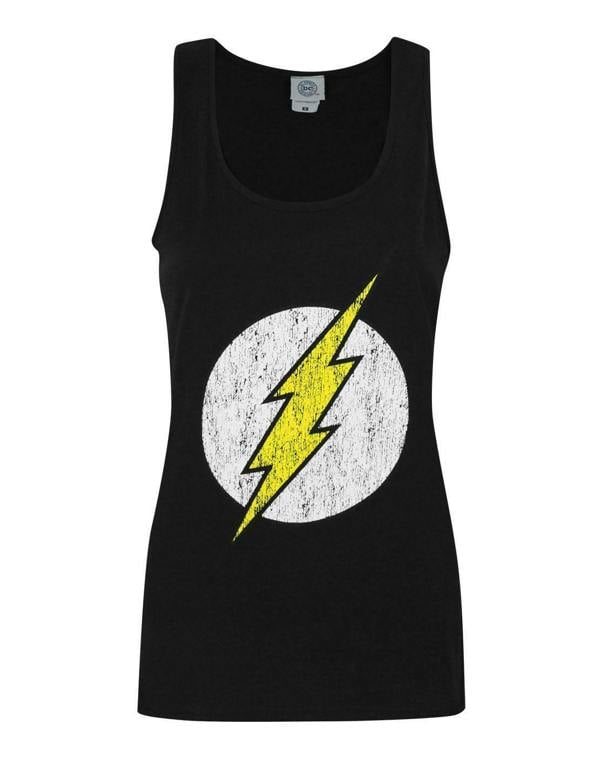 DC Comics Womens Black Logo Vest