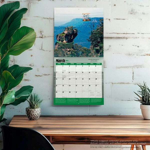World's Toughest Golf Holes Calendar 2027, Wall Calendars, Month To View, Sports, Gift