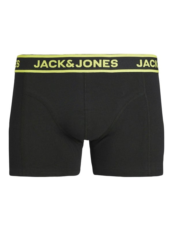 Jack & Jones SPEED SOLID Mens 5 Pack Trunks Black