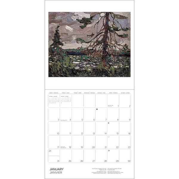 Tom Thomson Calendar 2027, Wall Calendars, Month To View, Art, Gift