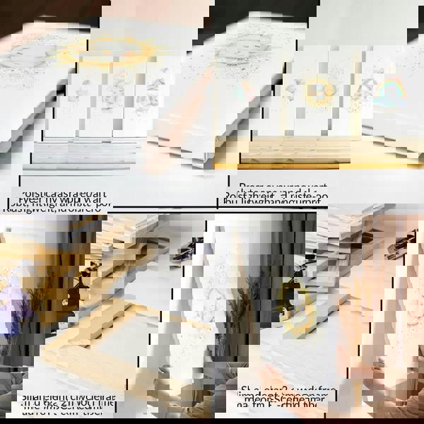 Nursery Rainbow Decor | Set of 3 wall art prints