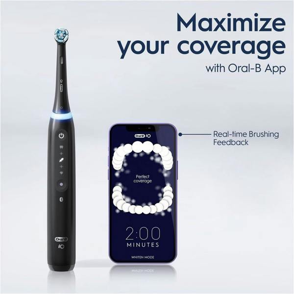 Dyzi iO5 Electric Toothbrush 1 Tooth Brush Head, A.I. App & Travel Case