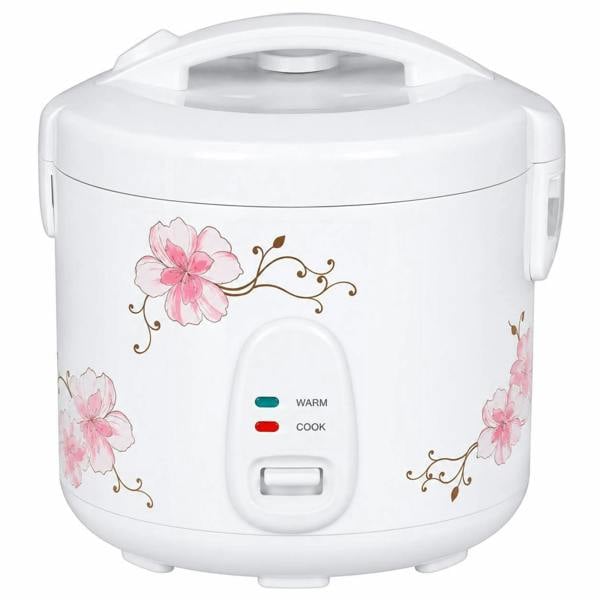 Dyzi Compact 1.2L Rice Cooker Automatic Cook Keep Warm One-Touch White