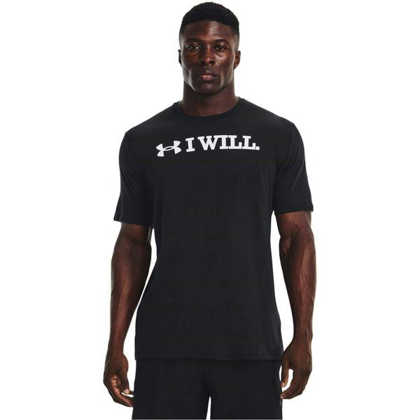 Under Armour Mens I Will T-Shirt - Black - 