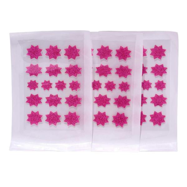 Sunkissed Neon Glitter Stars Spot Patches 48pcs