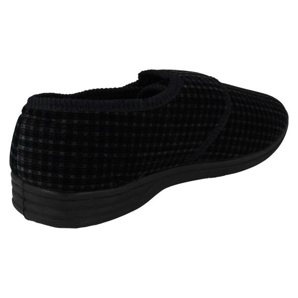 Jo & Joe Mens Jo & Joe Check Detailed Hook And Loop Slippers David