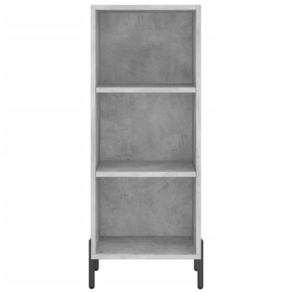 Berkfield Sideboard Concrete Grey 34.5x32.5x90 cm Engineered Wood