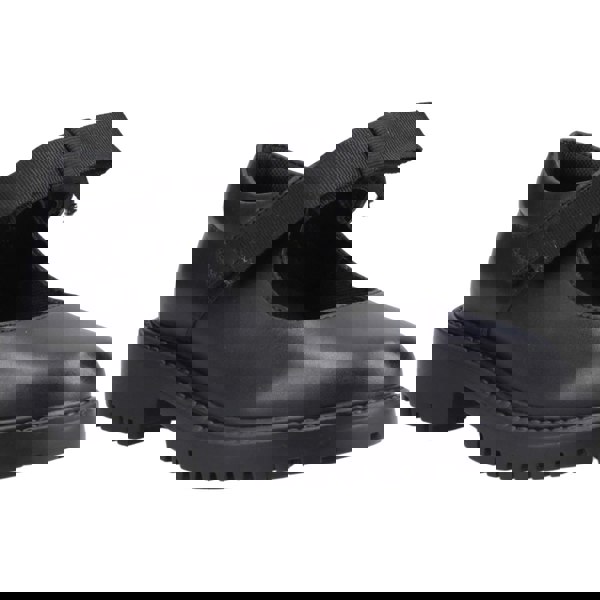 Hush Puppies Astrid Bow Leather Girls's Black Shoes