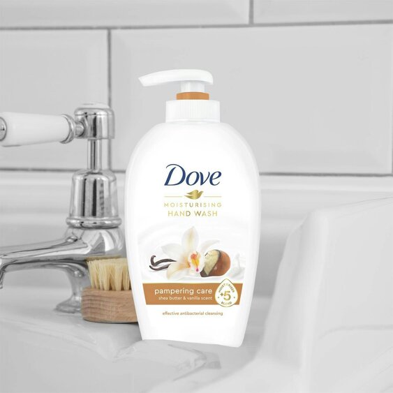 Dove Moisturising Hand Wash Pampering Care with Shea Butter & Vanilla 250ml,24Pk