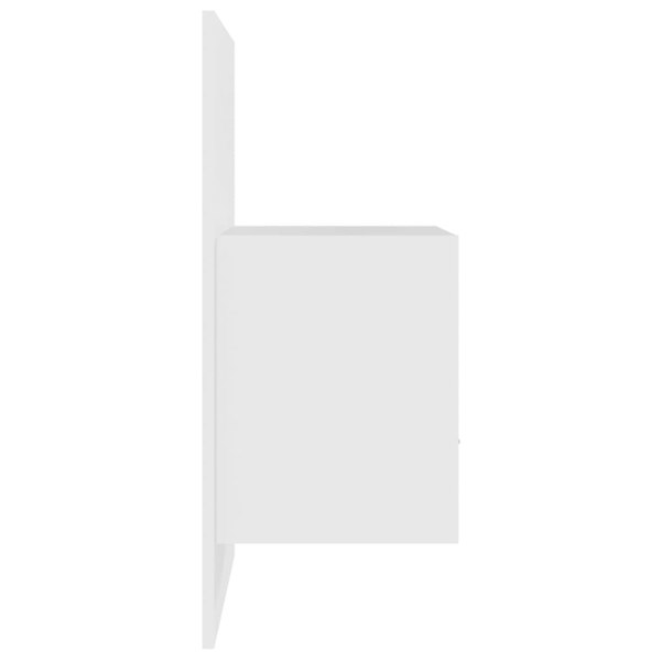 Berkfield Wall-mounted Bedside Cabinets 2 pcs White