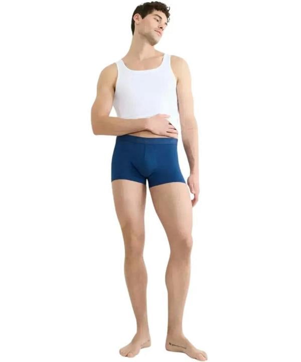 Sloggi 2-Pack SLG Base Boxer Trunks, Blue/Charcoal