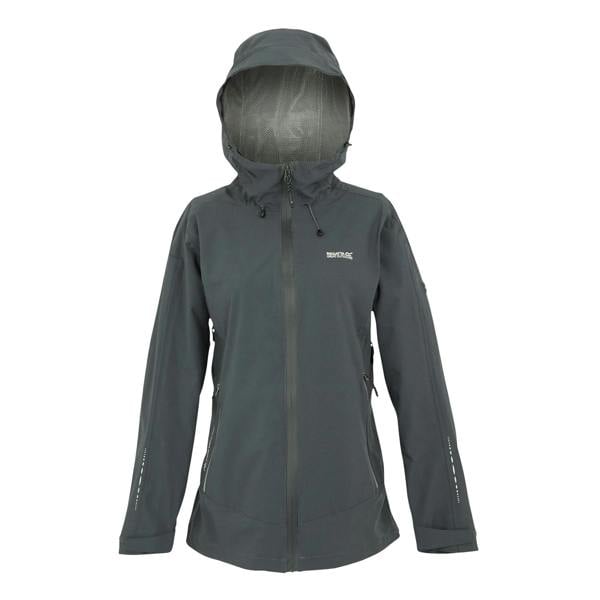 Regatta Womens/Ladies Okara Waterproof Jacket - Seal Grey/Cloudy Grey - 