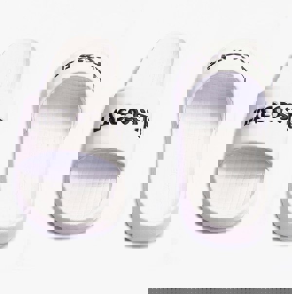 Lacoste SERVE SLIDE 1.0 124 2 Mens Slides White/Black