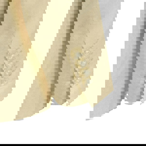 David WeJ Hugo Linen Double Breasted Suit - Sand