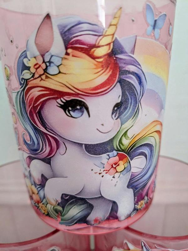 Bundled Gifts 3 set Unicorn or Monsters kids party BBQ Picnic plastic cups
