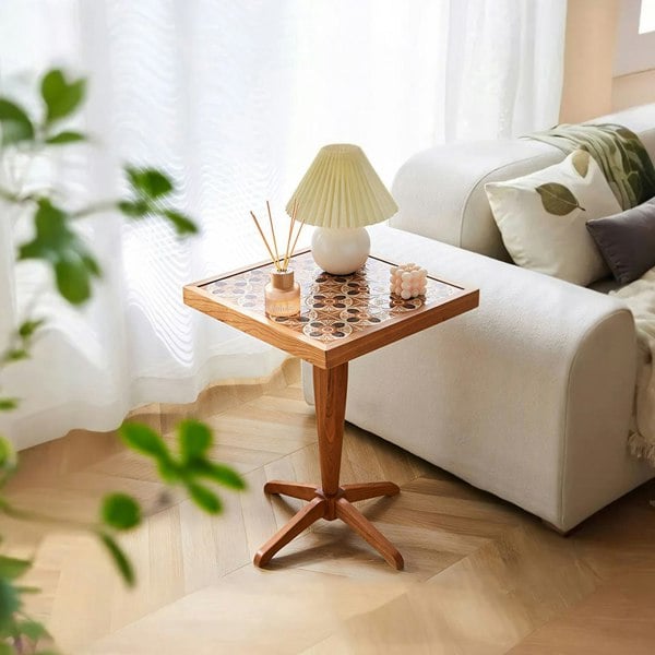 Kitty Side Table, Cherry Wood-Rit Concept-Rit Concept