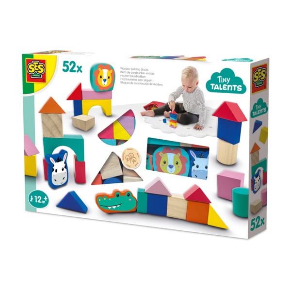 SES Creative Wooden building blocks