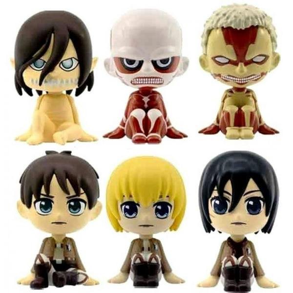 Attack on Titan YuMe Bobble Hero Mystery Figure Blind Box  (ONE random box supplied)