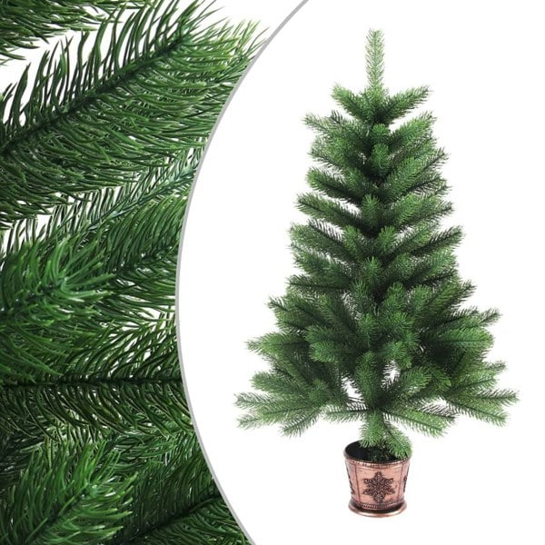 Berkfield Artificial Christmas Tree Lifelike Needles 65 cm Green