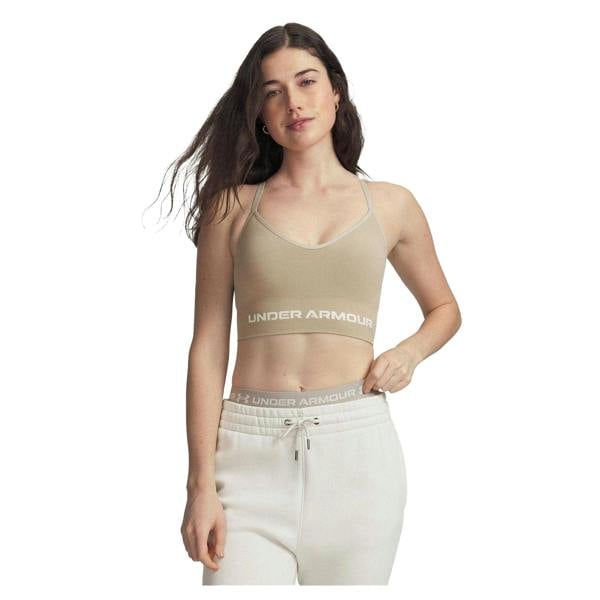 Under Armour Womens/Ladies Vanish Sports Bra - Khaki/White - 